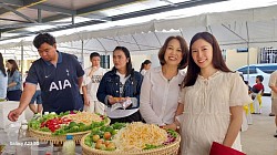 ออกบูทอาหารงานทำบุญ